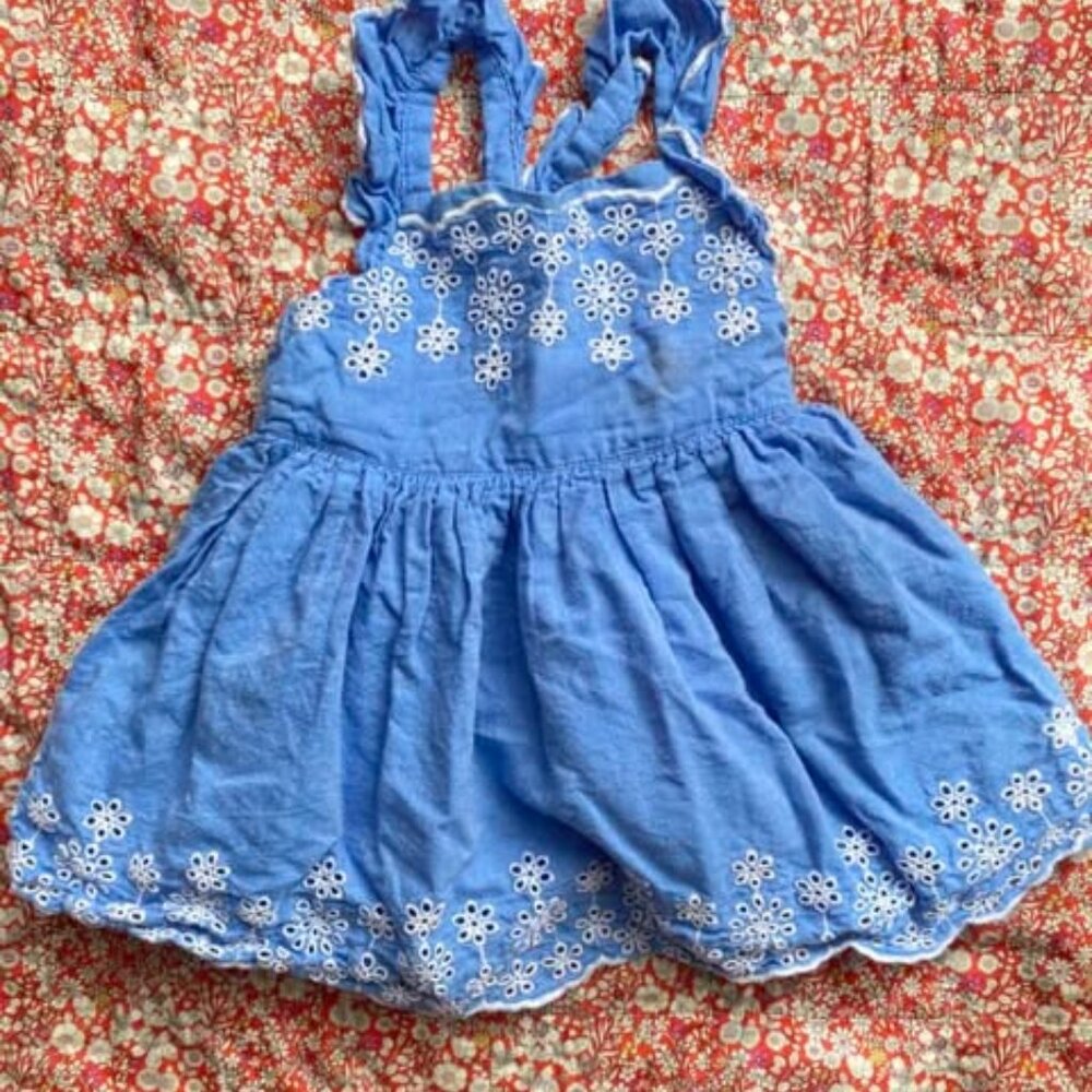 Cat & Jack dress blue 12 m